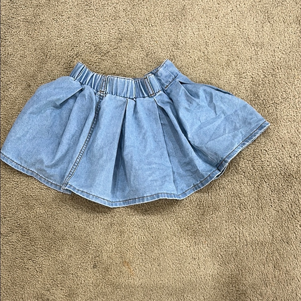 Blue Denim Skirt